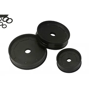 hydraulic piston seals and piston head assembly